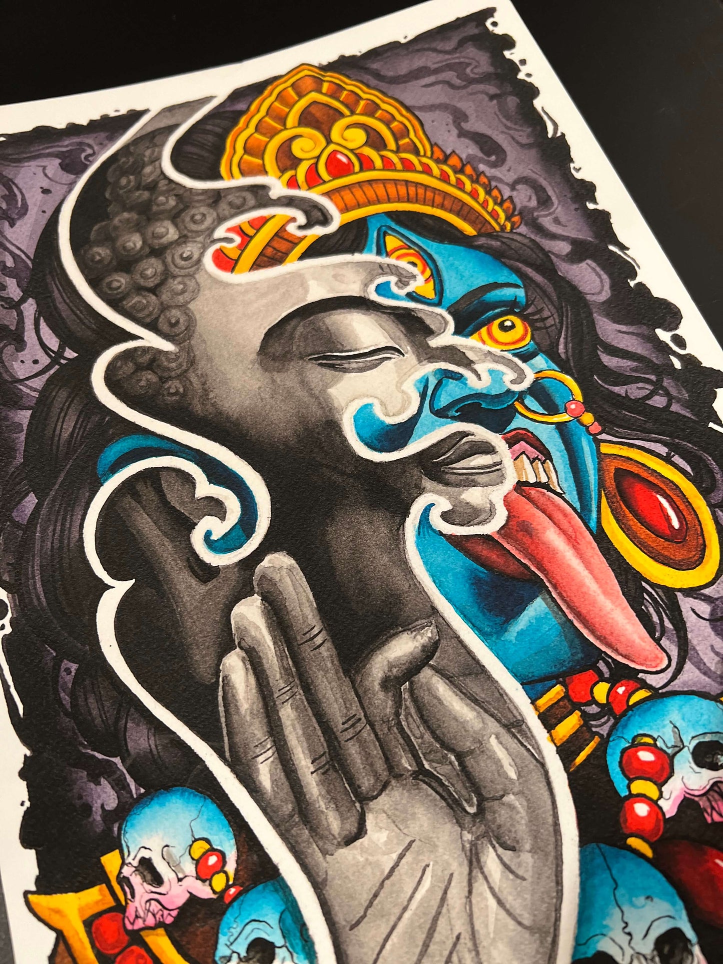 Buddha Kali Print