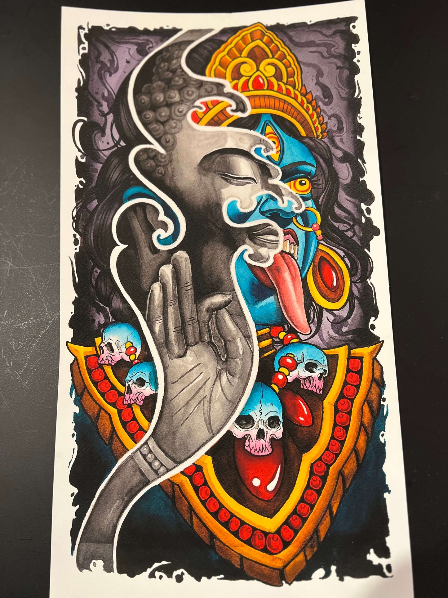 Buddha Kali Print