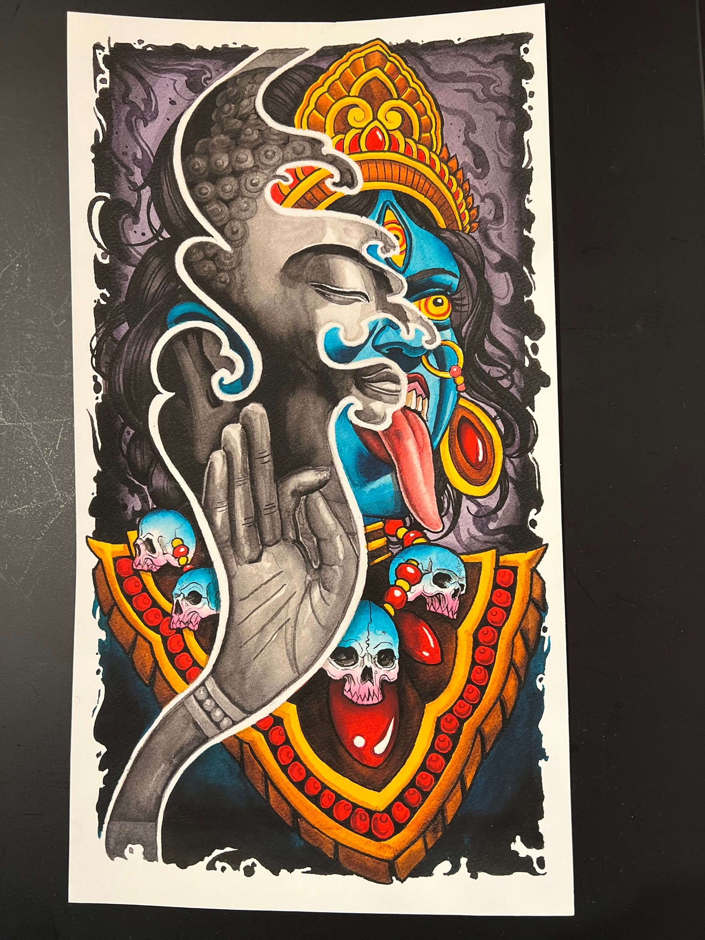 Buddha Kali Print